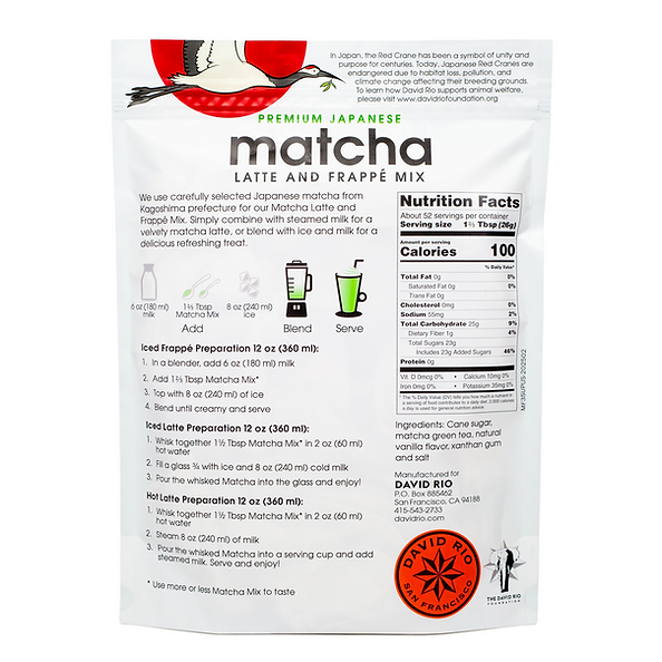 MATCHA LATTE AND FRAPPE MIX | Matcha cremoso frío o caliente