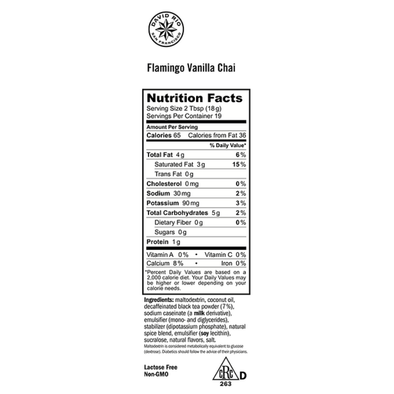 David Rio Flamingo Vanilla Chai 398 g.
