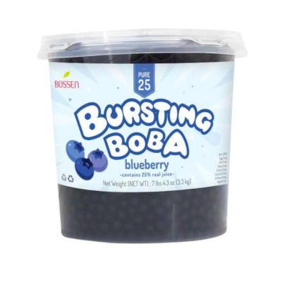 Perlas Frutales, Bursting Boba BlueBerry, 3300 gr