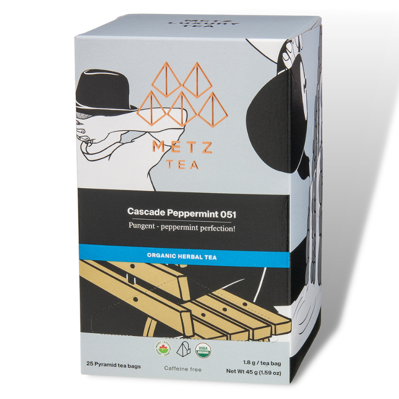 Té Organic Cascade Peppermint 25 b.