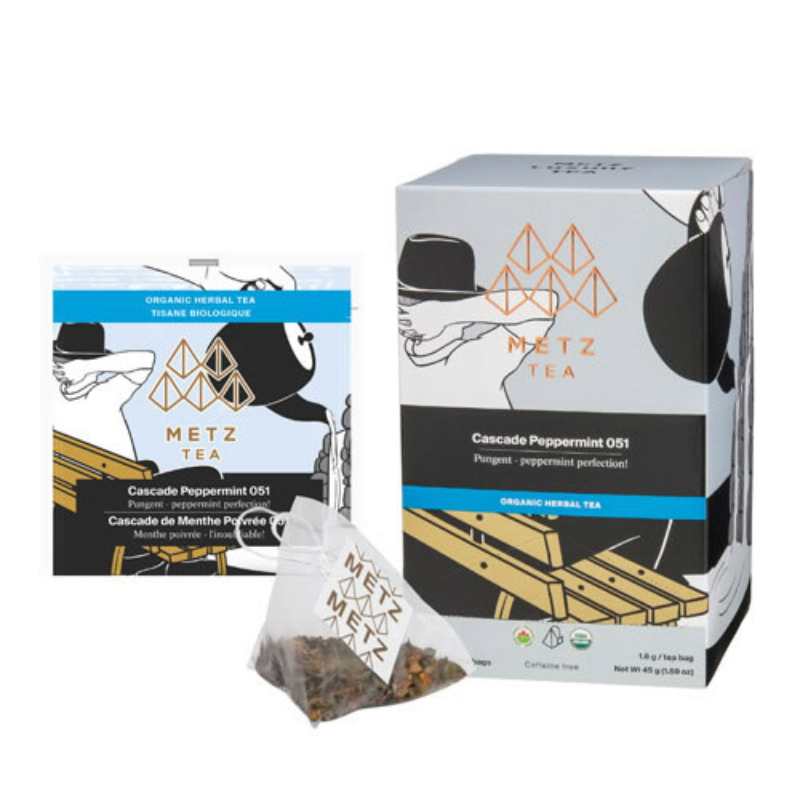 Té Organic Cascade Peppermint 25 b.