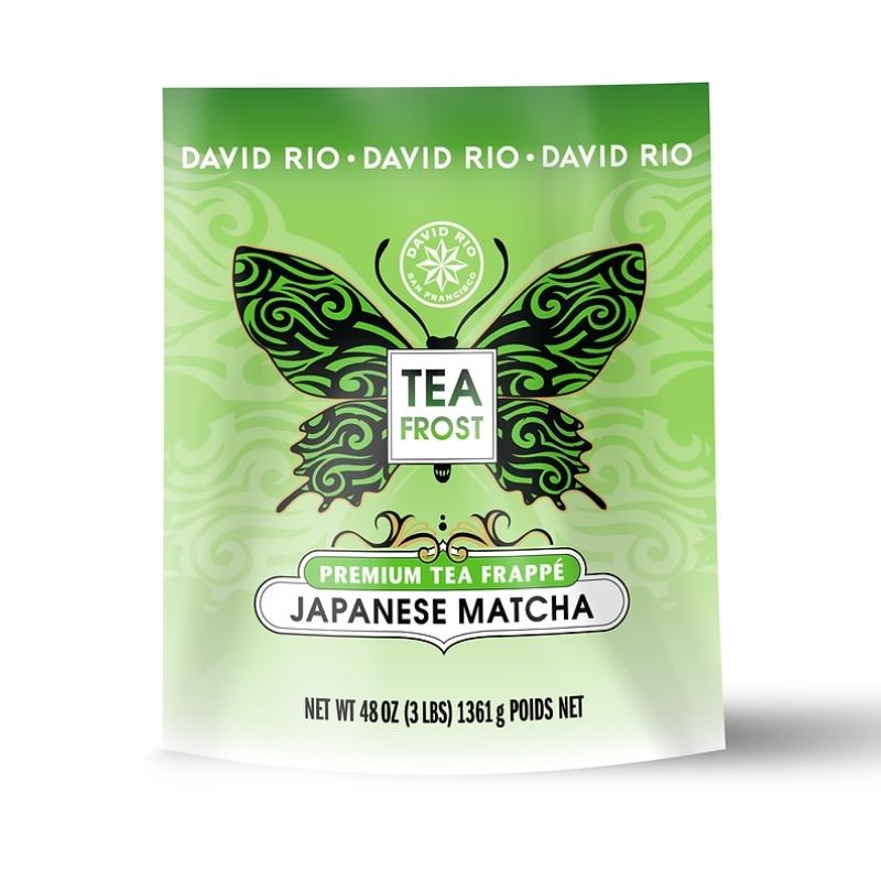 David Rio Tea Frost Japanese Matcha en bolsa de 1,3 kg – Mezcla en polvo para frappé con matcha japonés

