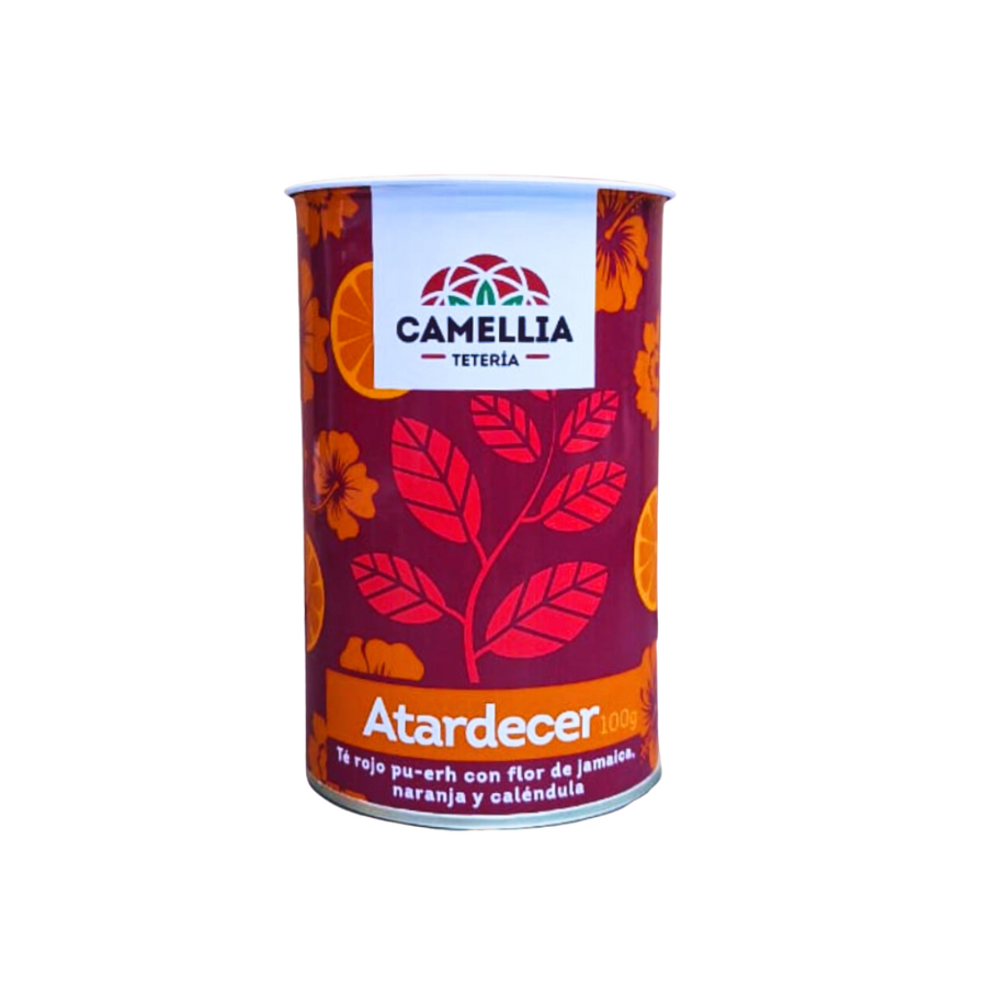 Té Rojo Atardecer Camellia en hojas sueltas, formato 100 g

