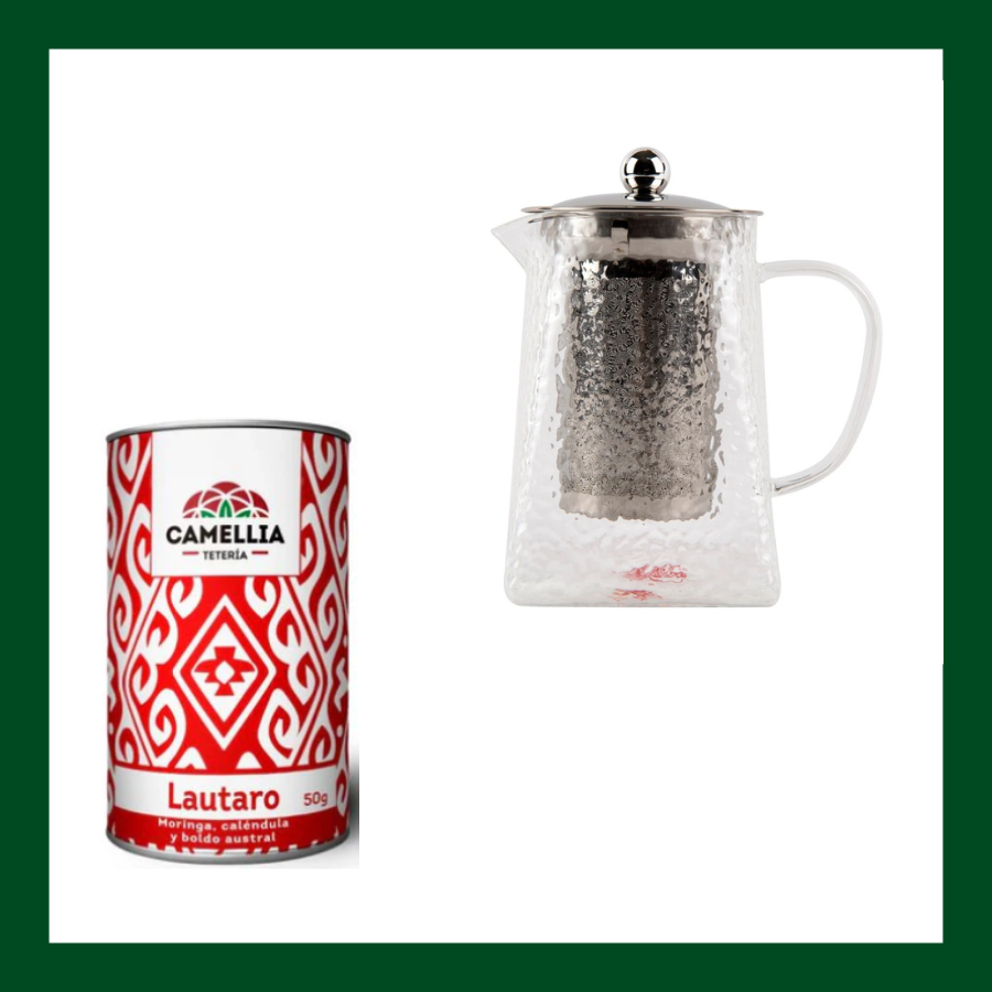 Regalo:: Tetera Ravena Oreley 750 ml. más Infusión Camellia Lautaro
